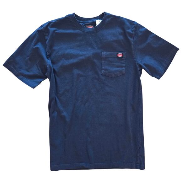 Wrangler Workwear Blue Short Sleeve T-Shirt - Large Tall - Picture 1 of 6